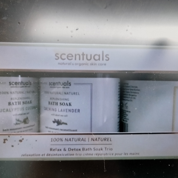 Scentuals Relax & Detox Bath Soak Trio - White - Picture 1 of 1